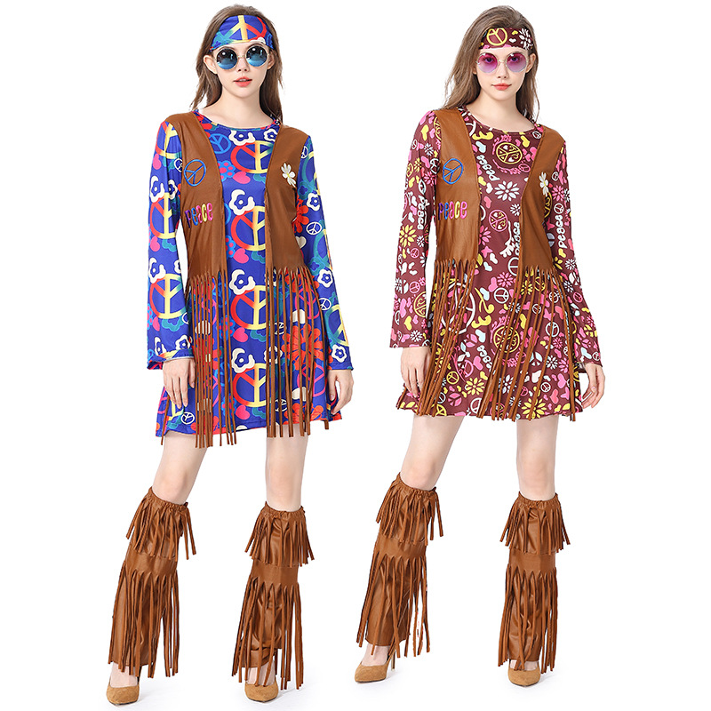 Women'S Accessories In The 70S - ฮาโลวีนดิสโก้ชุด 70s 60s Hippie คอสเพลย์เครื่องแต่งกายชุดแว่นตา 70s