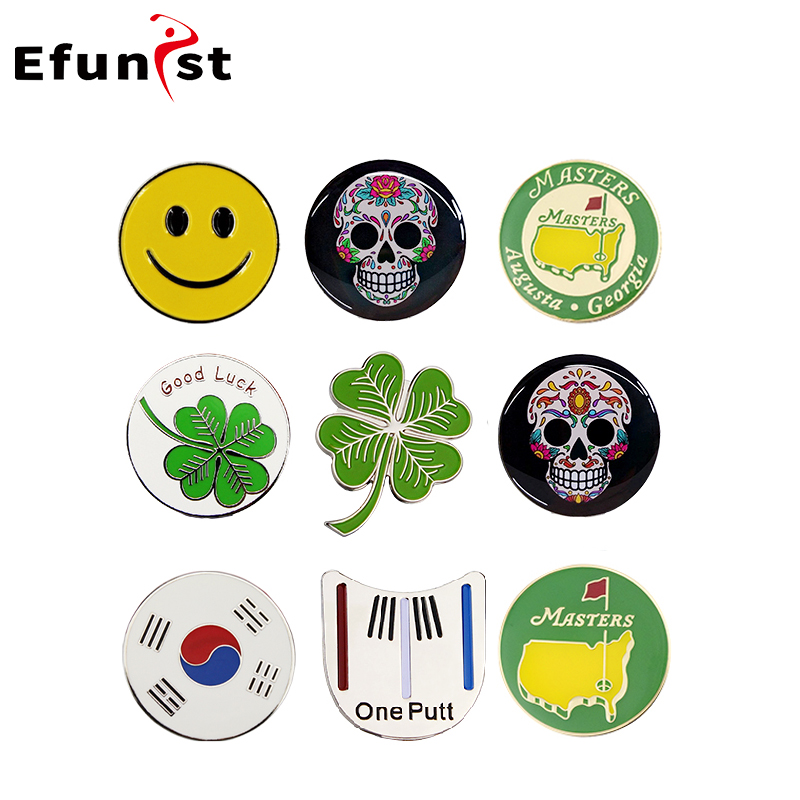 Women'S Golf Accessories - คลิปติดหมวกกอล์ฟ โลหะผสม หลายแบบ สำหรับผู้ชายและผู้หญิง อุปกรณ์เสริมกอล์ฟ จัดส่งแบบดรอปชิป