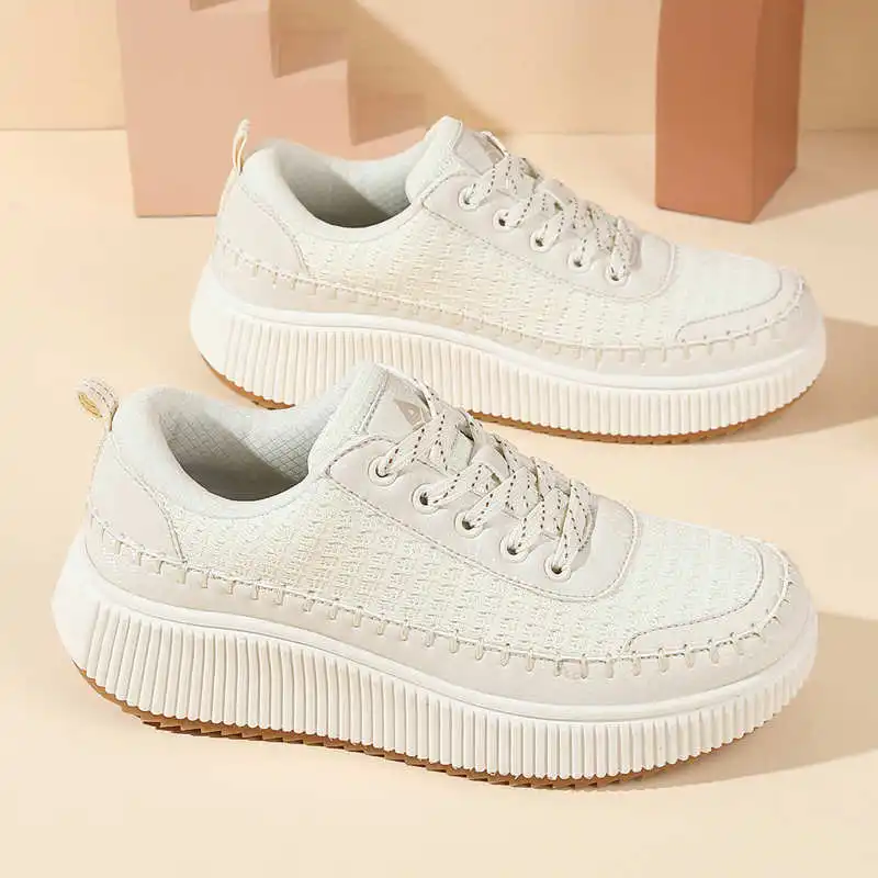 Women'S Accessories Wholesale Suppliers - รองเท้าสีน้ําตาลผู้หญิงรองเท้าฤดูใบไม้ร่วงรองเท้าผ้าใบแบรนด์หรูผู้หญิงกีฬาจากแบรนด์ที่มีชื่อเสียงทุกอย่างรองเท้าผ้าใบ Topanky
