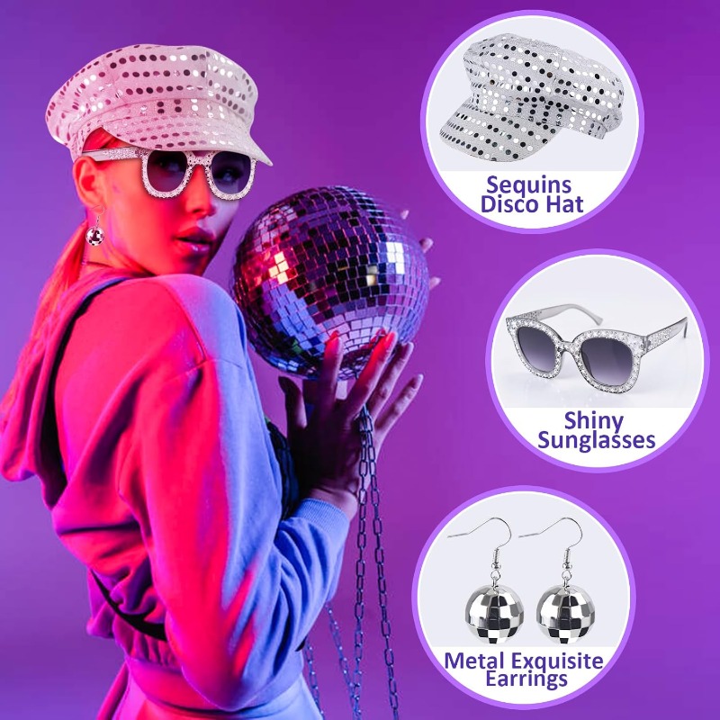 ชุดอุปกรณ์แต่งกายดิสโก้ยุค 70  - Women'S Accessories In The 70S บทวิจารณ์และราคา