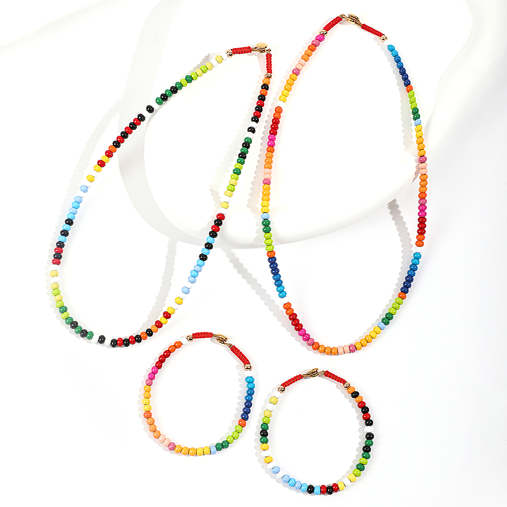 สร้อยคอลูกปัดโลหะสีรุ้ง Boho ส - Women'S Accessories Wholesale Suppliers บทวิจารณ์และราคา