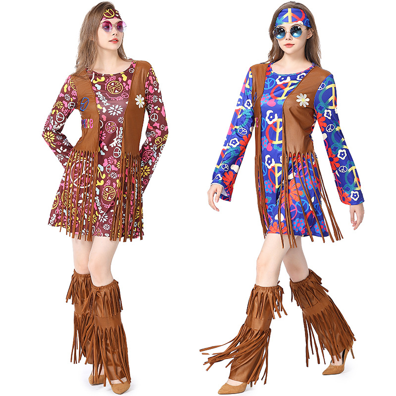 ฮาโลวีนดิสโก้ชุด 70s 60s Hippi - Women'S Accessories In The 70S บทวิจารณ์และราคา