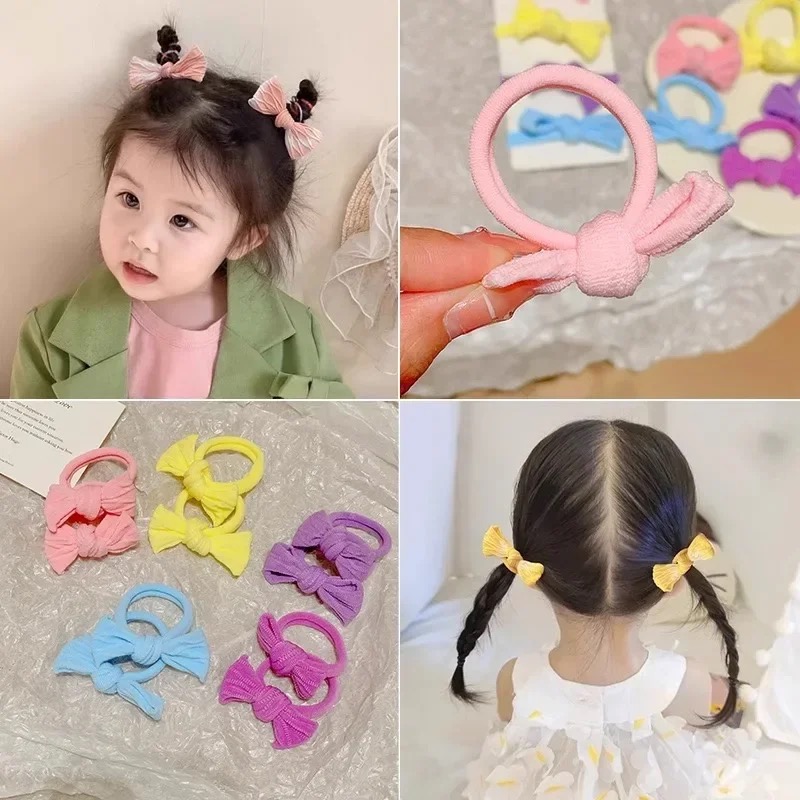 5 ชิ้น/เซ็ตน่ารัก Bowknot สีทึ - Scrunchie Satin Set บทวิจารณ์และราคา