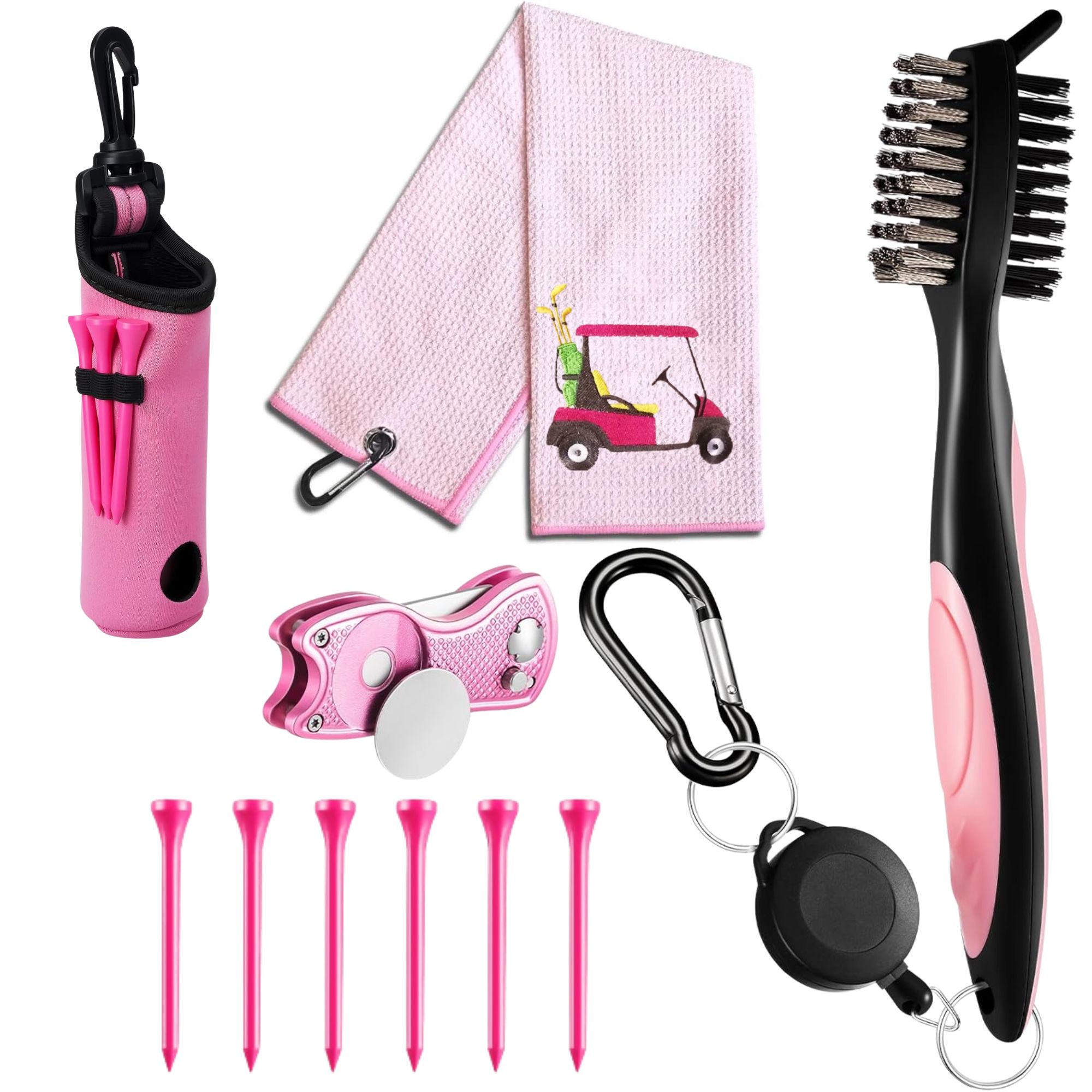 ชุดอุปกรณ์กอล์ฟ 10 ชิ้น ประกอบ - Women'S Golf Accessories บทวิจารณ์และราคา