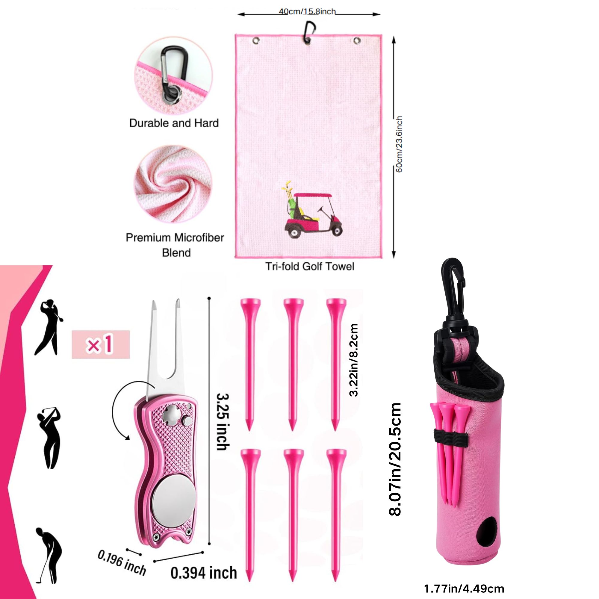 ชุดอุปกรณ์กอล์ฟ 10 ชิ้น ประกอบ - Women'S Golf Accessories บทวิจารณ์และราคา