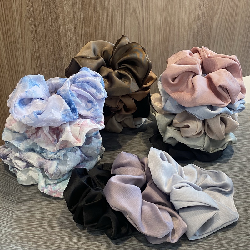 ชุดยางรัดผมแฟชั่น5ชิ้น/เซ็ตสำห - Scrunchie Satin Set บทวิจารณ์และราคา