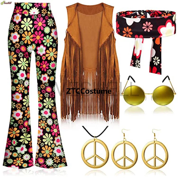 ชุดฮิปปี้ผู้หญิง ยุค 60s 70s ช - Women'S Accessories In The 70S บทวิจารณ์และราคา