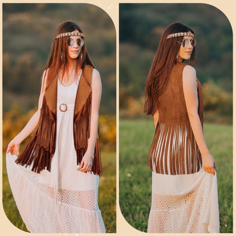 5 ชิ้น อุปกรณ์เสริมชุดฮิปปี้สำ - Women'S Accessories In The 70S บทวิจารณ์และราคา