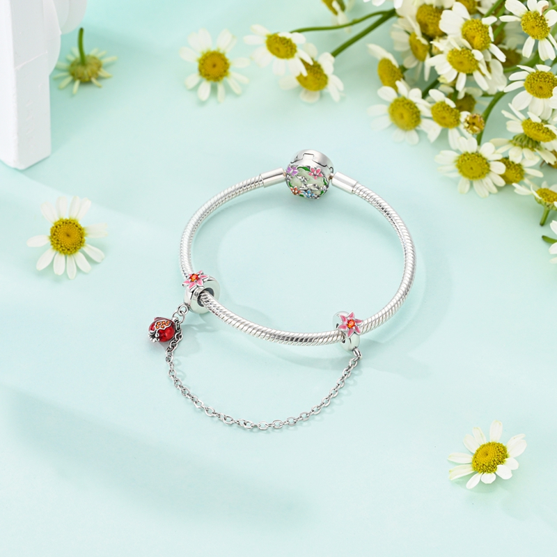 จี้ห้อยรูปพระจันทร์สีรุ้งชุบเง - Women Accessories Pandora บทวิจารณ์และราคา