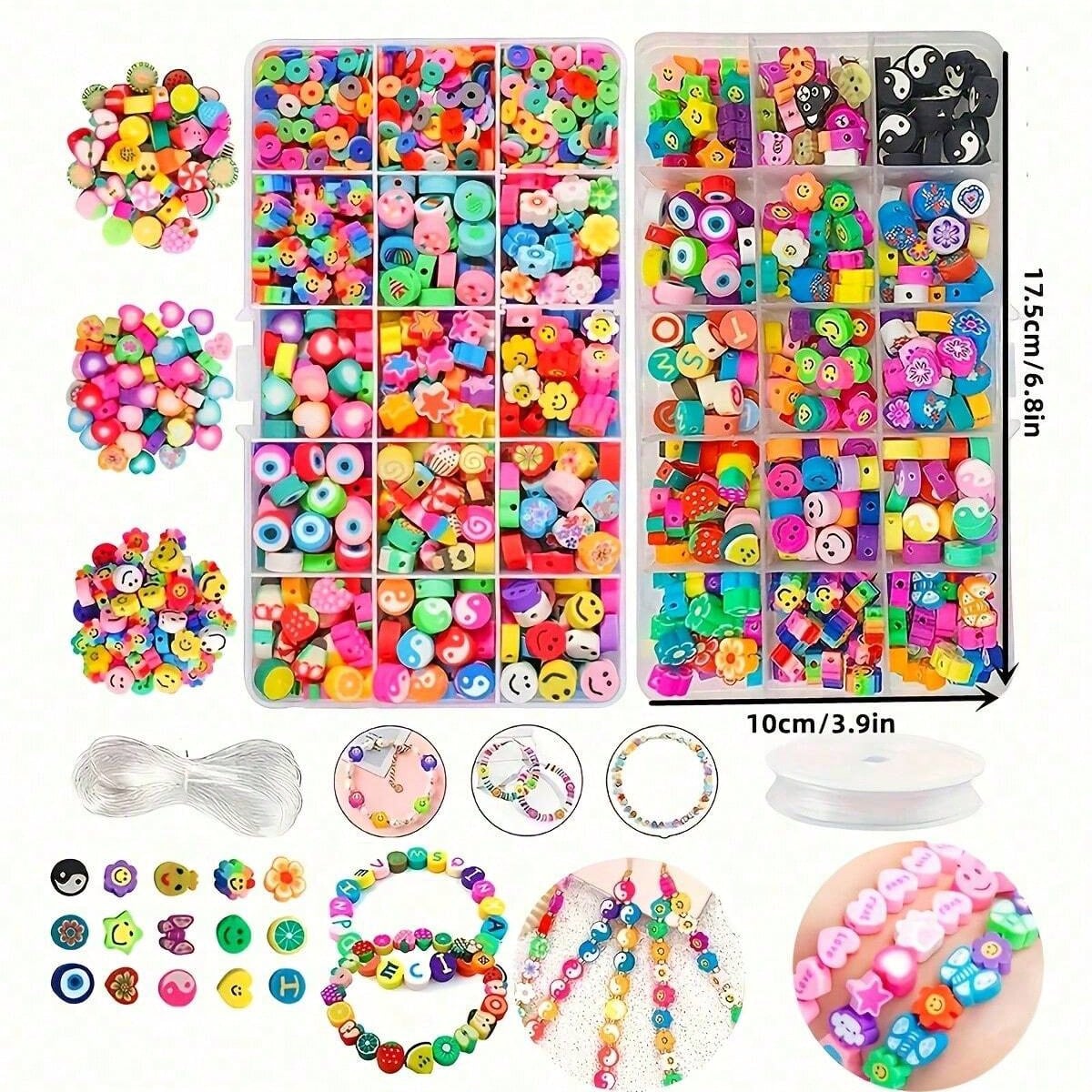 1450/1200/250 ชิ้นชุดลูกปัดดิน - Women Accessories Gift Box บทวิจารณ์และราคา