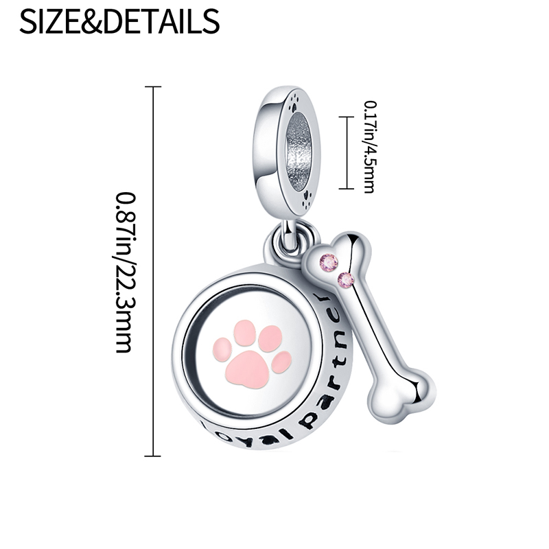 ใหม่ 925 เงินสีชมพูKitten Gour - Women Accessories Pandora บทวิจารณ์และราคา