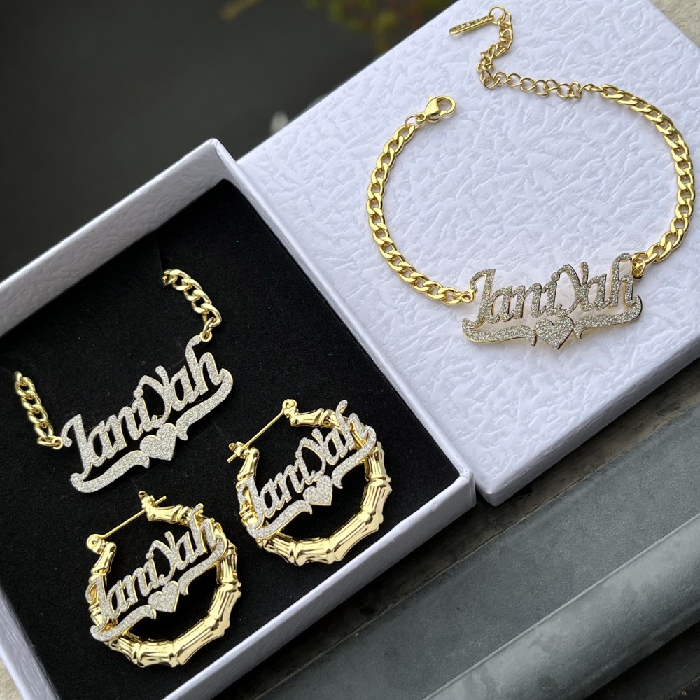 Duoying สร้อยคอป้ายชื่อโซ่สไตล - Women Accessories Gift Set บทวิจารณ์และราคา