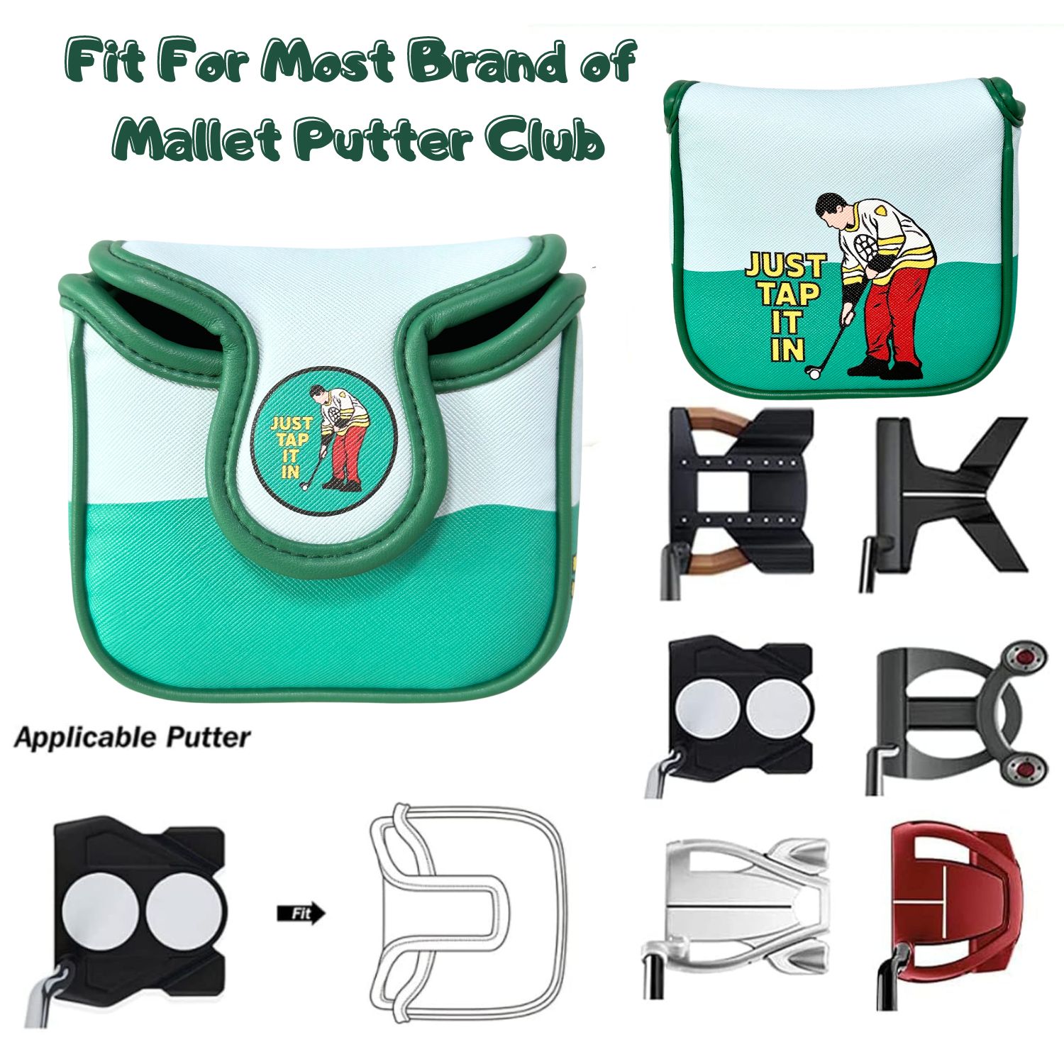 ตลกฝาครอบพัตเตอร์หนัง PU สำหรั - Women'S Golf Accessories บทวิจารณ์และราคา