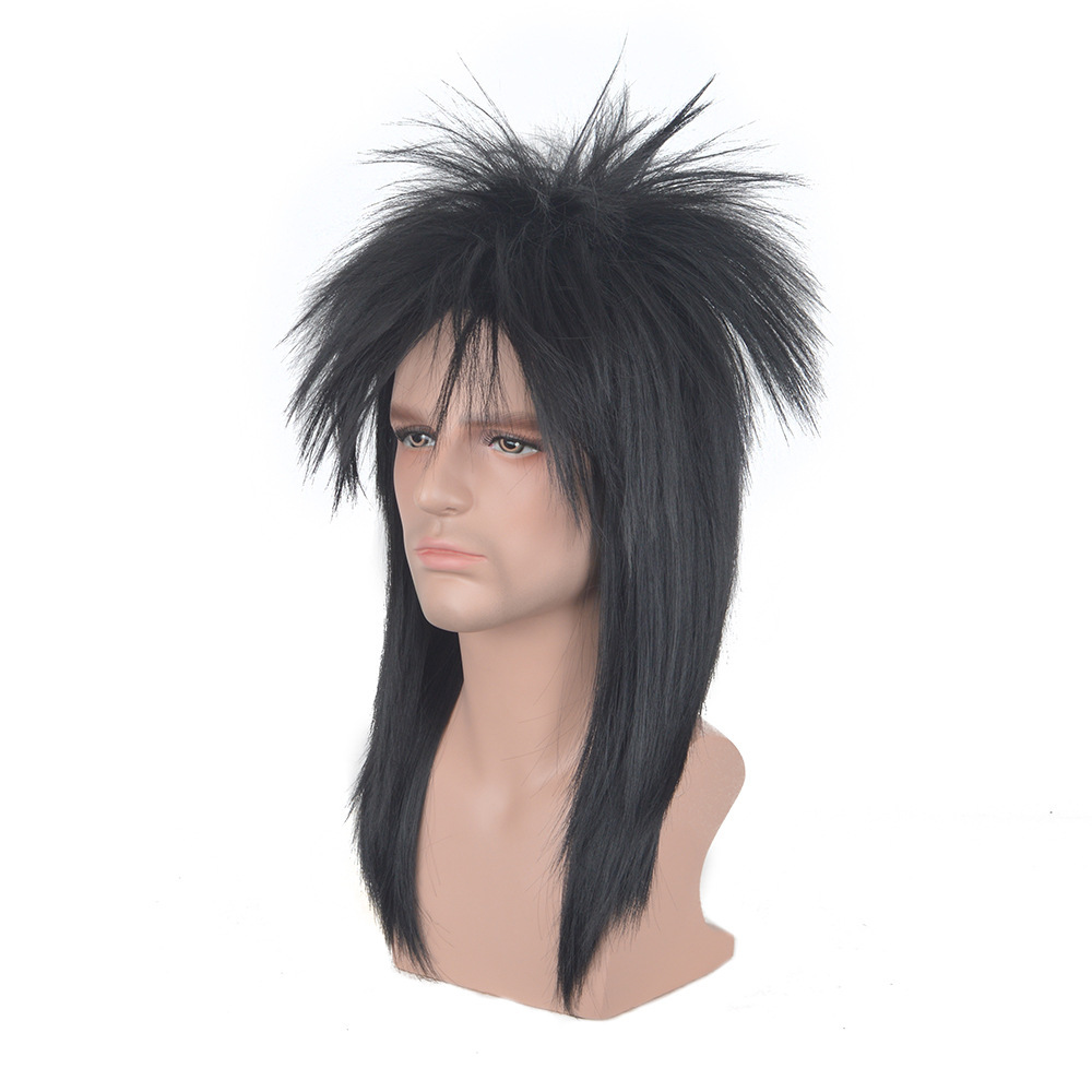 Unisex ยาวสีดำ70S 80S Mullet C - Women'S Accessories In The 70S บทวิจารณ์และราคา