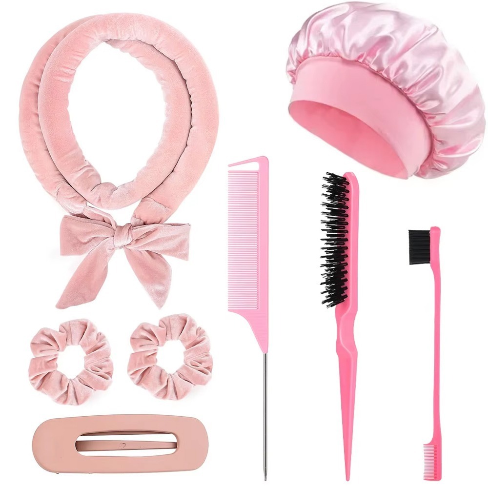 ชุดเครื่องม้วนผมแบบไม่ใช้ความร - Scrunchie Satin Set บทวิจารณ์และราคา