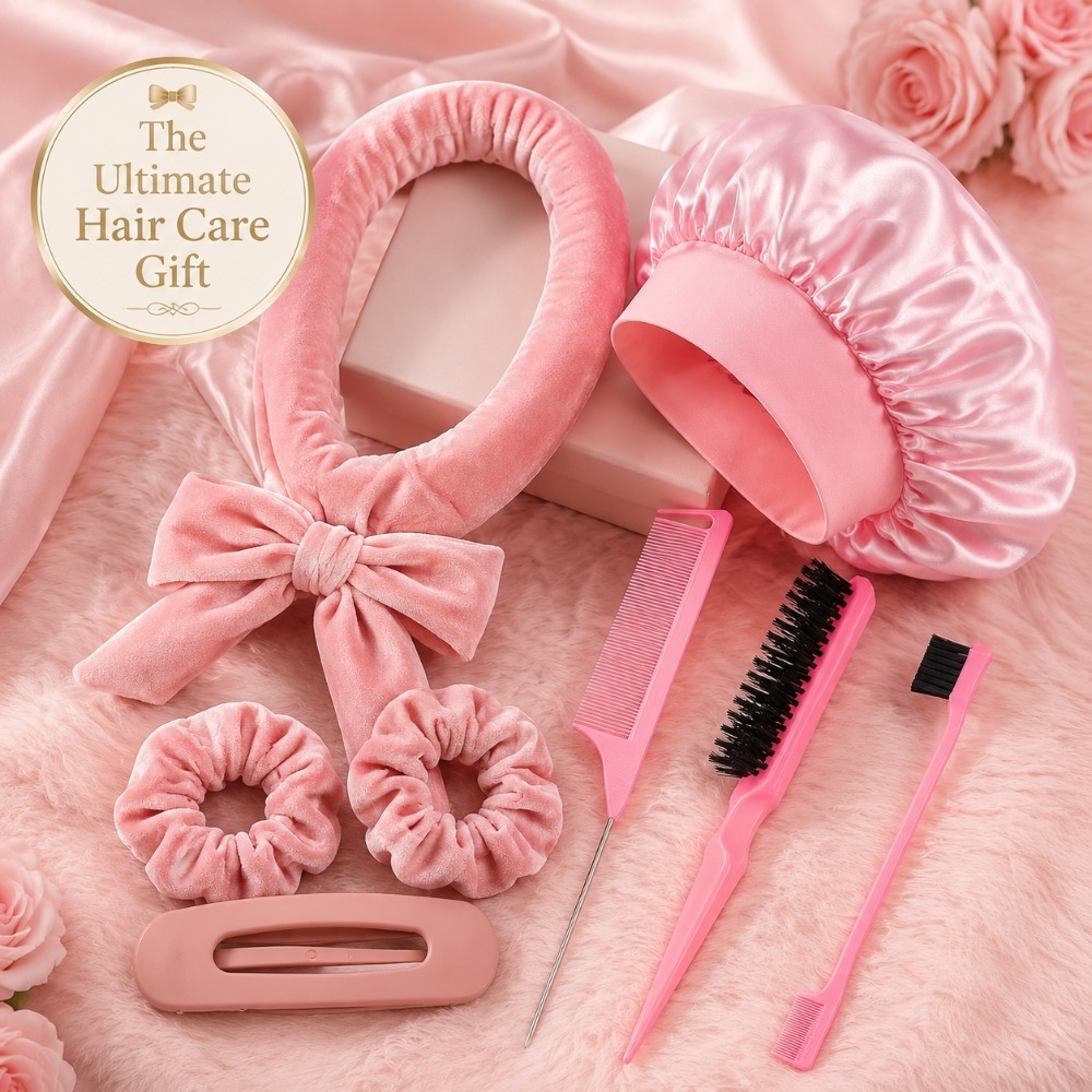 ชุดเครื่องม้วนผมแบบไม่ใช้ความร - Scrunchie Satin Set บทวิจารณ์และราคา
