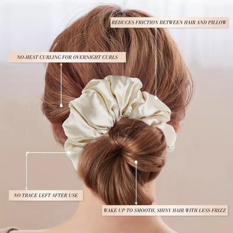ยางมัดผมผ้าซาตินเนื้อนุ่ม 16 ช - Scrunchie Satin Set บทวิจารณ์และราคา